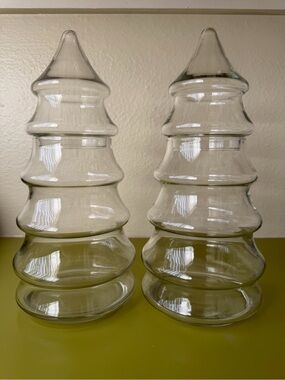 Clear Glass Tree Accent Decor - Brand: